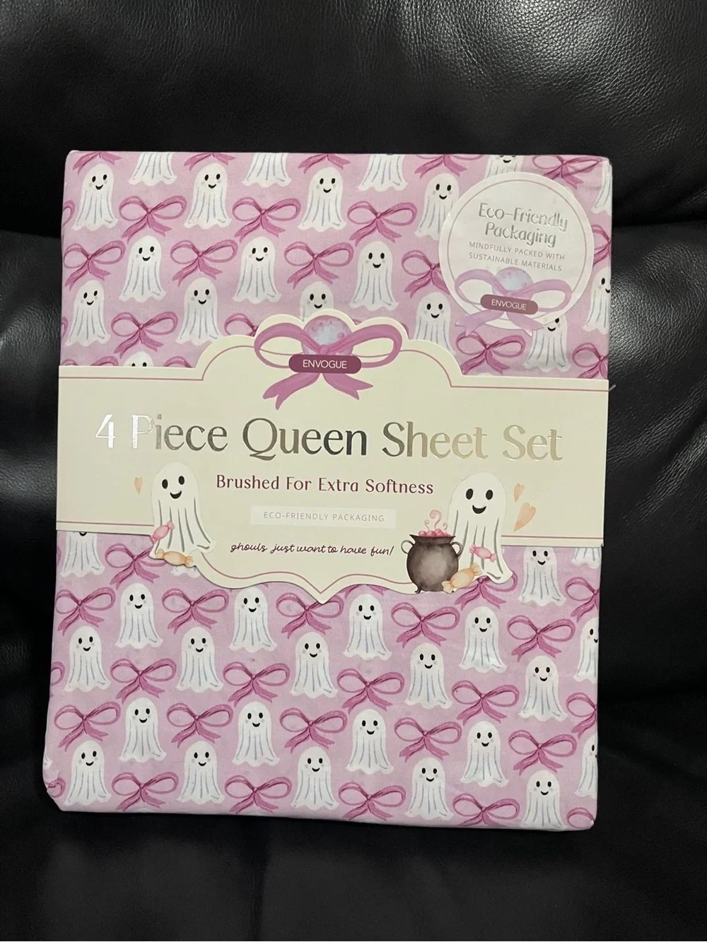 Halloween ENVOGUE Ghosts Queen Sheet Set
